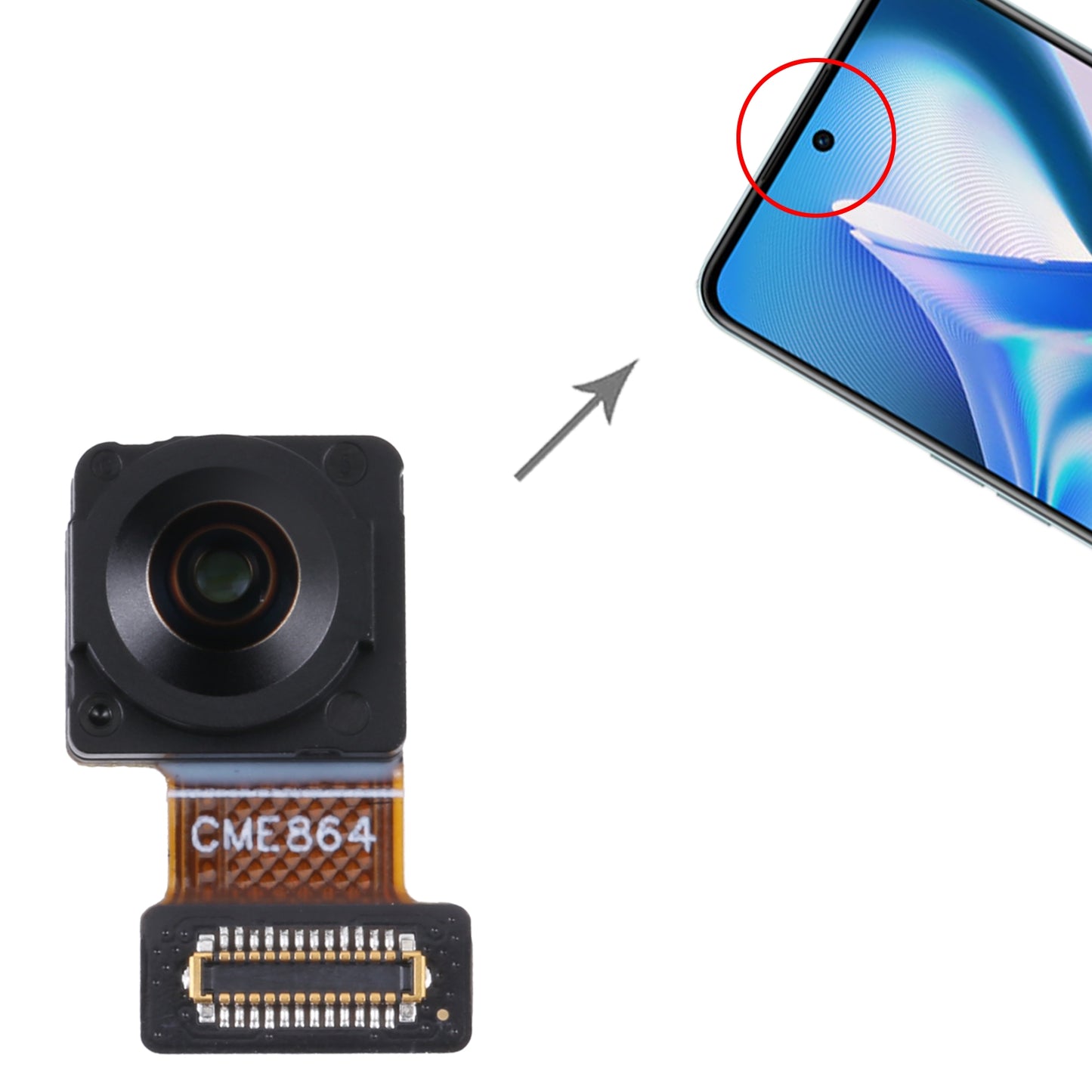 For OnePlus Ace PGKM10 Front Facing Camera