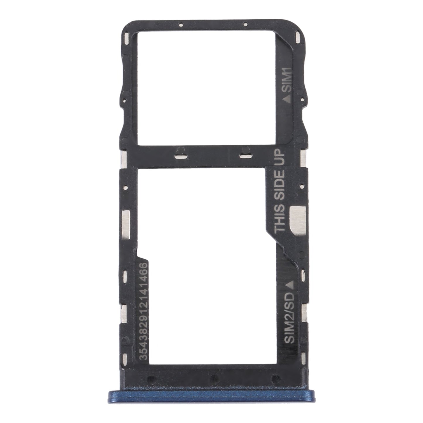 For TCL 20 R 5G Original SIM Card Tray + Micro SD Card Tray(Blue)