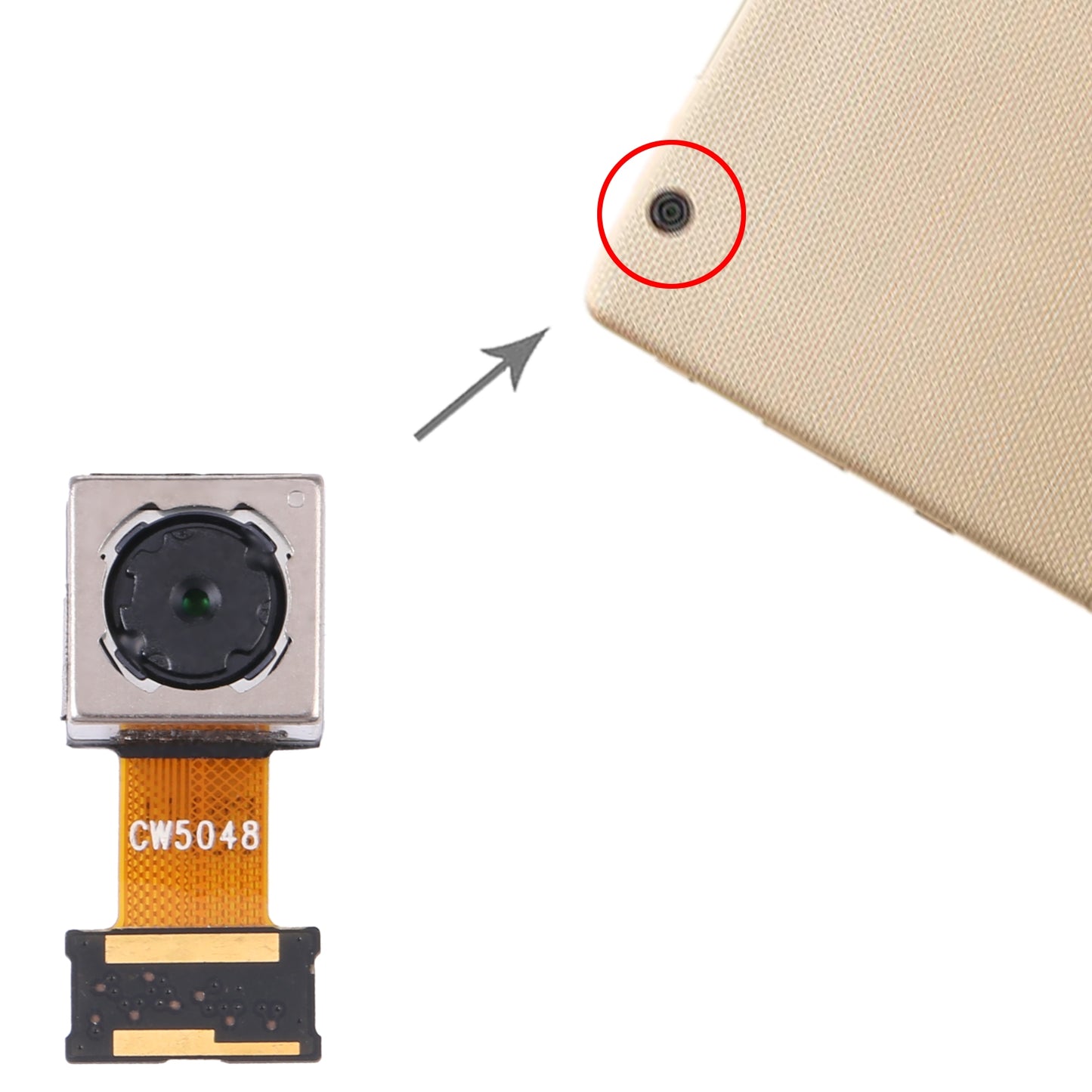 For LG G Pad X 8.0 V520 Original Back Facing Camera