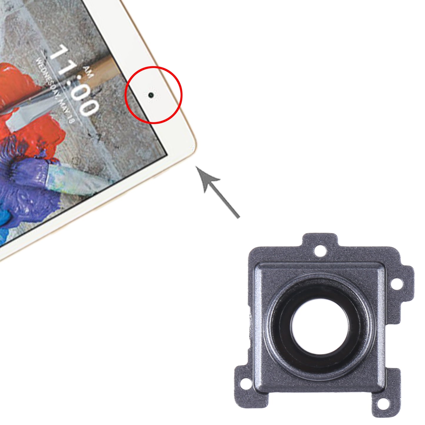 For LG G Pad X 8.0 V520 Original Front Facing Camera Holder