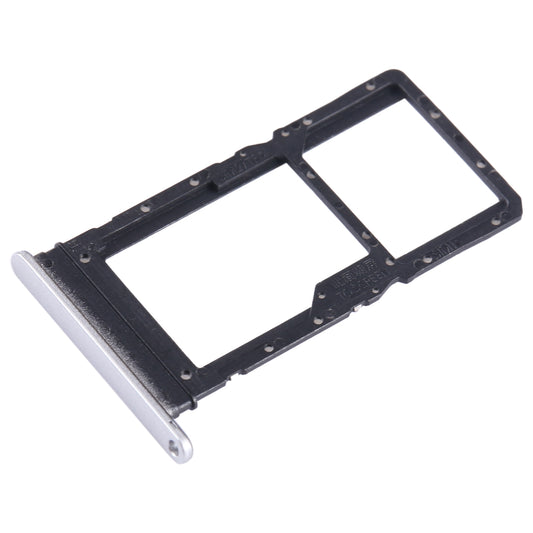 For Huawei Enjoy 30 Plus SIM + SIM / Micro SD Card Tray (Silver)