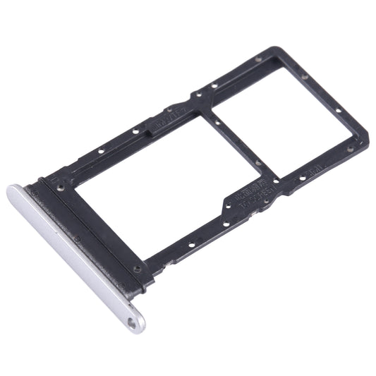 For Honor X7a SIM + SIM / Micro SD Card Tray (Silver)