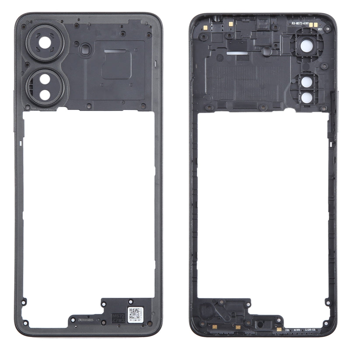 For Xiaomi Redmi 13C 4G Original Middle Frame Bezel Plate (Black)
