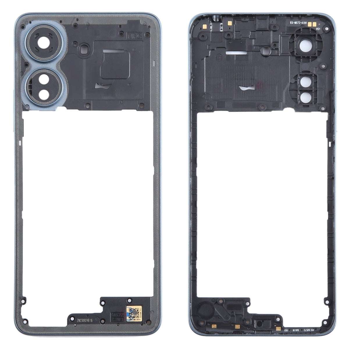 For Xiaomi Redmi 13C 4G Original Middle Frame Bezel Plate (Blue)