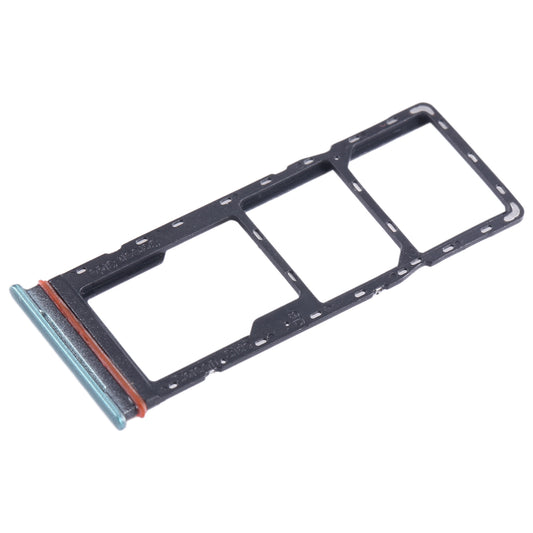 For Infinix Note 11i SIM Card Tray + SIM Card Tray + Micro SD Card Tray (Green)
