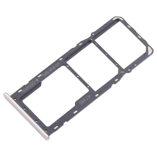 For Nokia C32 Original SIM Card Tray + SIM Card Tray + Micro SD Card Tray (Gold)