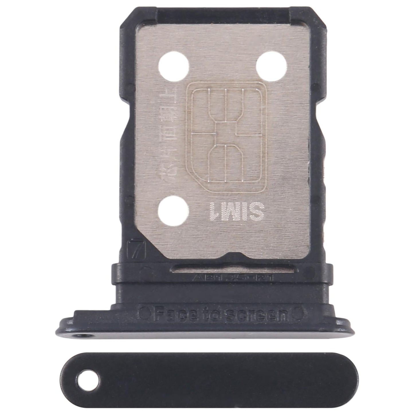 For Realme GT Neo2 Original SIM + SIM Card Tray (Black)