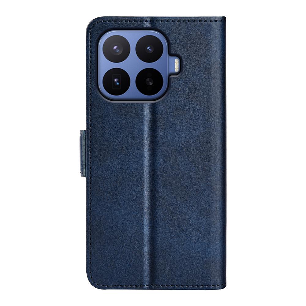 For Xiaomi 17T Pro 5G Dual-side Magnetic Buckle Horizontal Flip Leather Phone Case - Dark Blue - SYA002394647D