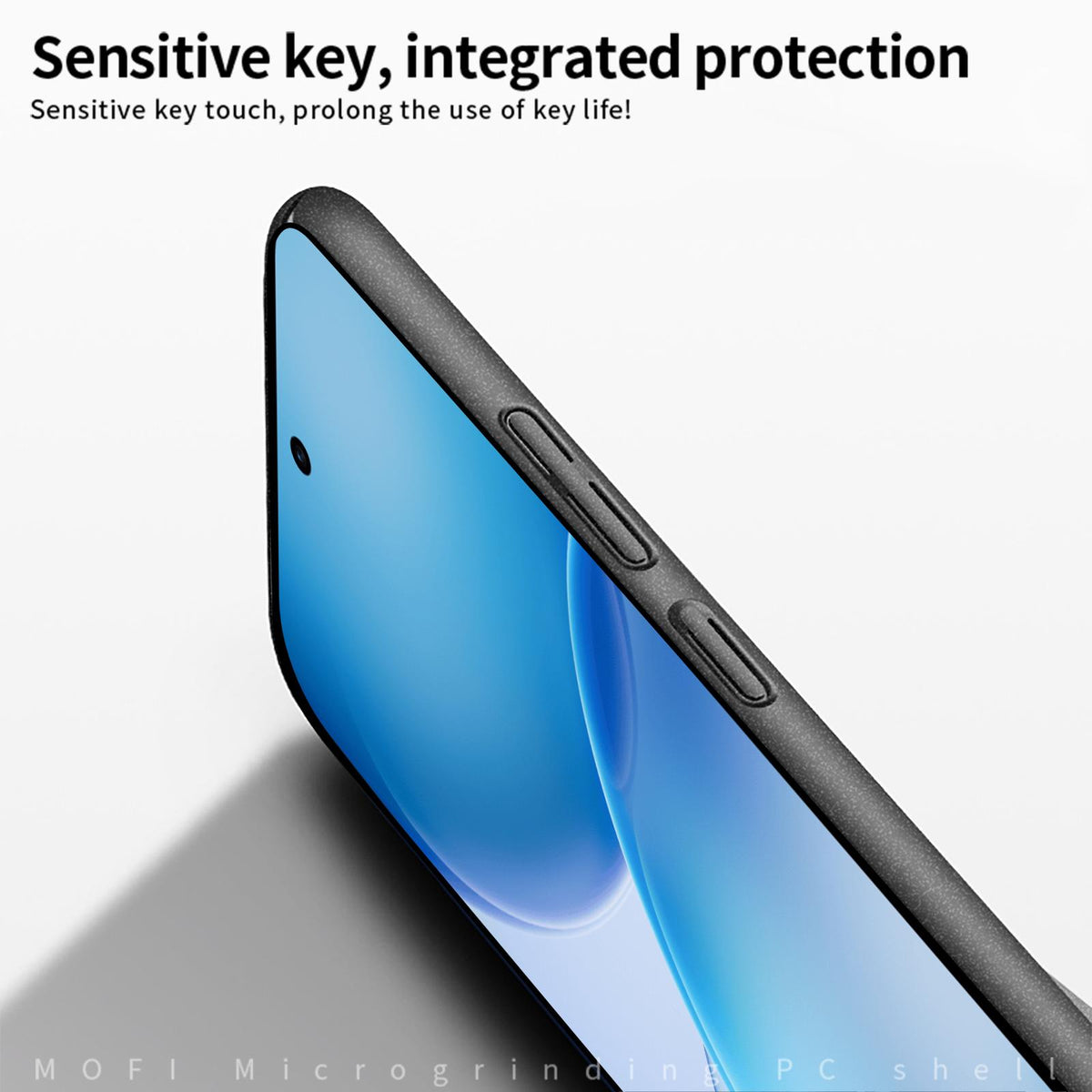 For OPPO Reno16 Pro 5G Global MOFI Fandun Series Frosted PC Ultra-thin All-inclusive Phone Case - Green - SYA002461019D