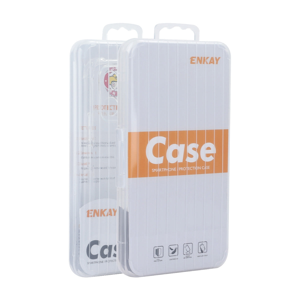 For Galaxy A27 5G ENKAY Hat-Prince MagSafe Rainbow Gradient Silicone Phone Case with Lens Film(Dark Blue)