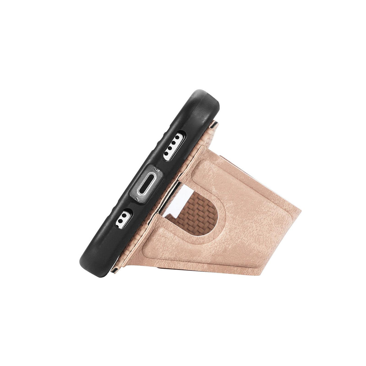 For Google Pixel 10 / 10 Pro Carbon Fiber Wallet Flip Card K-shaped Holder Phone Case - Khaki - SYA002829705E
