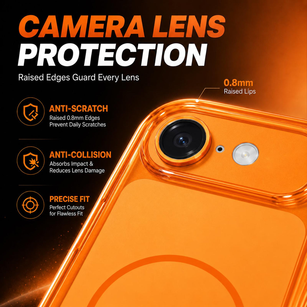 For iPhone 16e / 17e MOFI Minimal Series Frosted Semi-Transparen TPU Phone Case with Lens Film - Blue - SYA003426012B