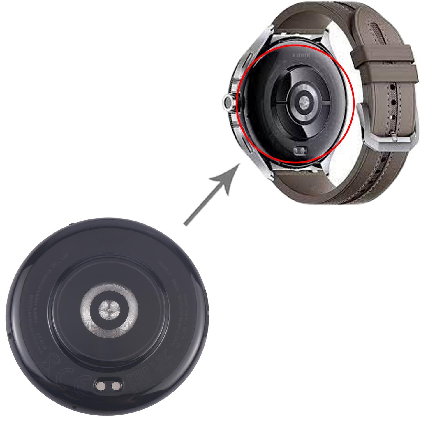 For Xiaomi Watch 2 Original Rear Housing Cover