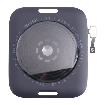 For Apple Watch SE 2022 44mm LTE Edition Rear Housing Glass Cover with Cable (Midnight)