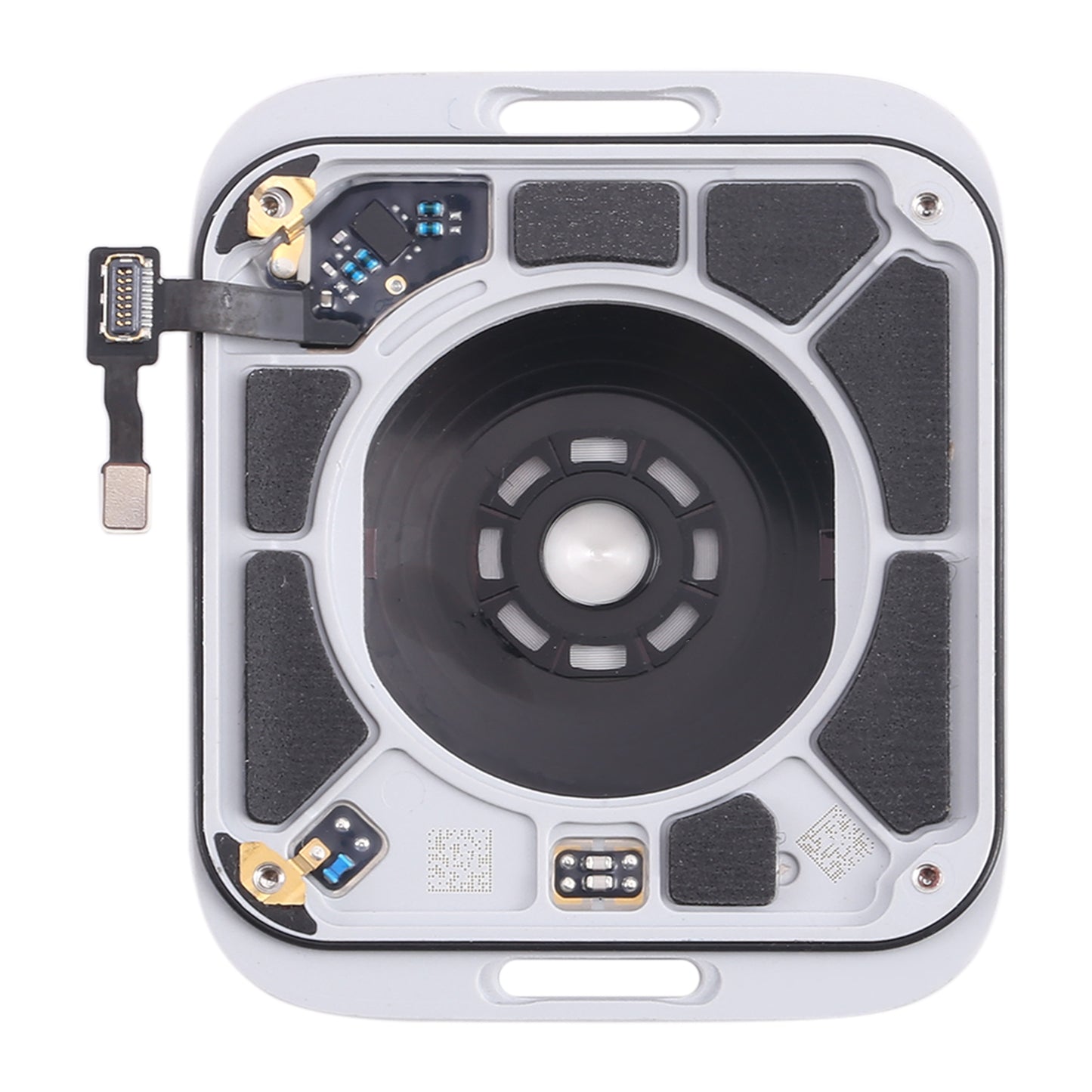 For Apple Watch SE 2022 44mm LTE Edition Rear Housing Glass Cover with Cable (Silver)