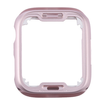 For Apple Watch Series 9 41mm Aluminum Alloy Middle Frame Bezel Plate (Pink)