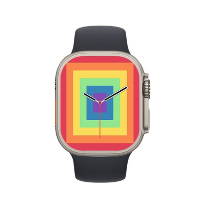 T800 Ultra 1.99 inch Silicone Band Smart Watch Support Heart Rate / ECG (Black)