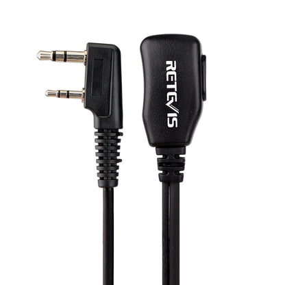 C9003 2 Pin PTT Speaker Microphone Acoustic Tube In-ear Earpiece