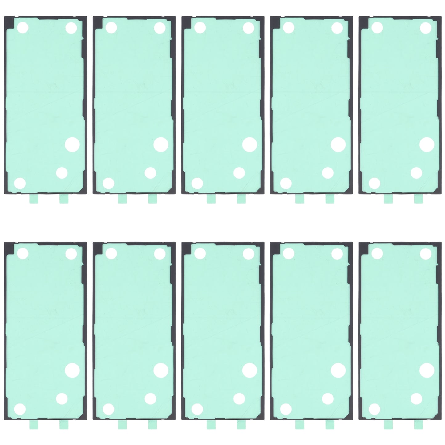 For Samsung Galaxy S22 Ultra 5G SM-S908B 10pcs Back Housing Cover Adhesive