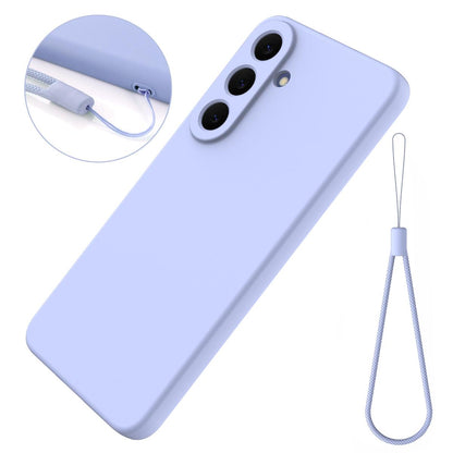 For Galaxy S26 FE 5G Solid Color Liquid Silicone Dropproof Full Coverage Phone Case - Purple - EDA004179715E