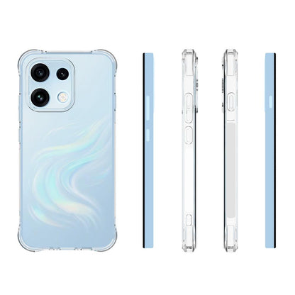 For OPPO Reno16 Pro 5G Global Shockproof Non-slip Thickening TPU Phone Case - Transparent - EDA004447631A