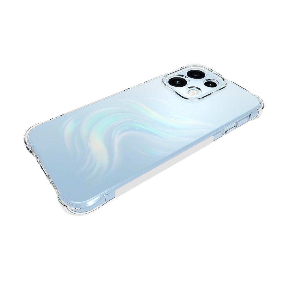 For OPPO Reno16 Pro 5G Global Shockproof Non-slip Thickening TPU Phone Case - Transparent - EDA004447631A