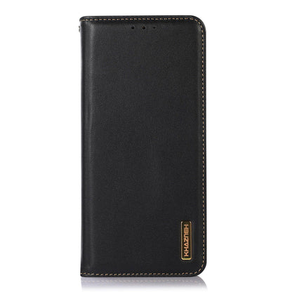 For Motorola Edge 70 Max 5G KHAZNEH Nappa Top Layer Cowhide Leather Phone Case(Black)