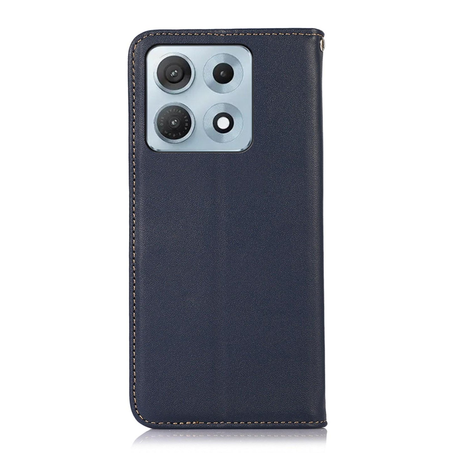 For Motorola Edge 70 Max 5G KHAZNEH Nappa Top Layer Cowhide Leather Phone Case(Blue)