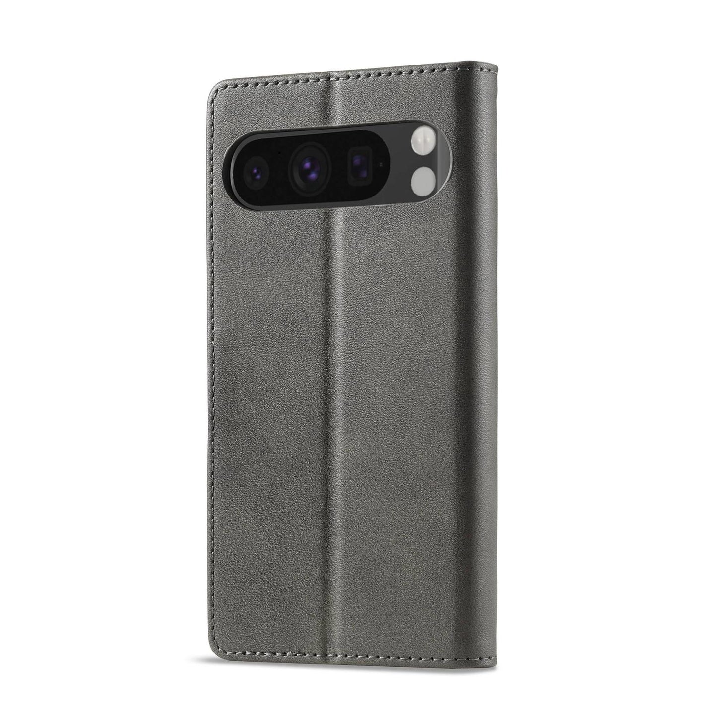 For Google Pixel 11 Pro XL LC.IMEEKE Calf Texture Flip Leather Phone Case(Grey)