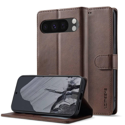 For Google Pixel 11 / 11 Pro LC.IMEEKE Calf Texture Flip Leather Phone Case(Brown)