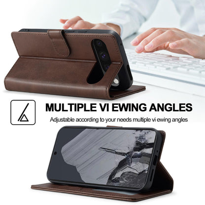For Google Pixel 11 / 11 Pro LC.IMEEKE Calf Texture Flip Leather Phone Case(Brown)