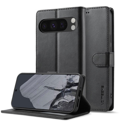 For Google Pixel 11 / 11 Pro LC.IMEEKE Calf Texture Flip Leather Phone Case(Black)