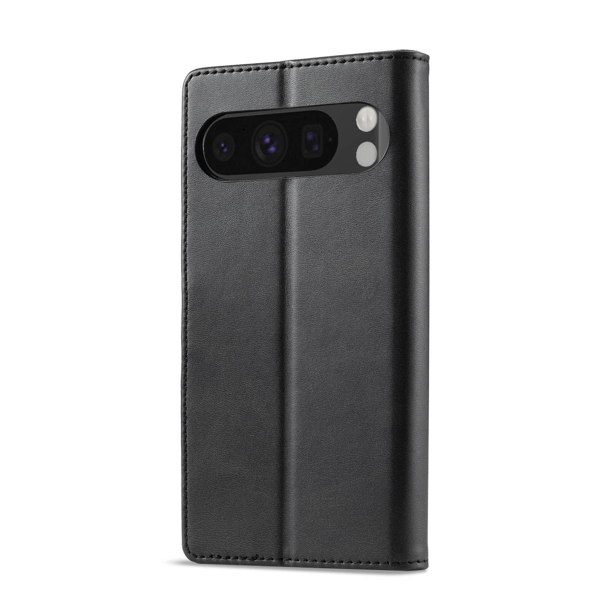 For Google Pixel 11 / 11 Pro LC.IMEEKE Calf Texture Flip Leather Phone Case - Black - EDA004578712B