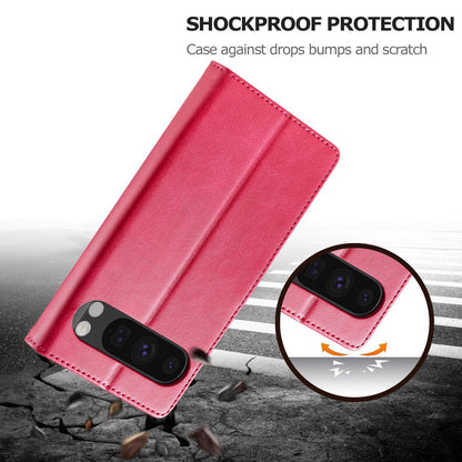 For Google Pixel 11 / 11 Pro LC.IMEEKE Calf Texture Flip Leather Phone Case(Red)