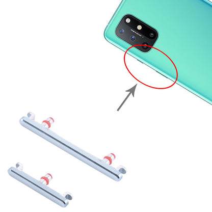 For OnePlus 8T Power Button + Volume Control Button(Silver)