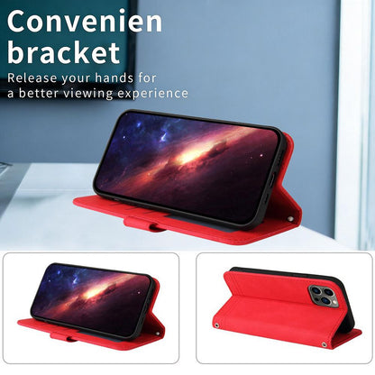 For Huawei nova 16 Skin Feel Life Tree Metal Button Leather Phone Case(Red)