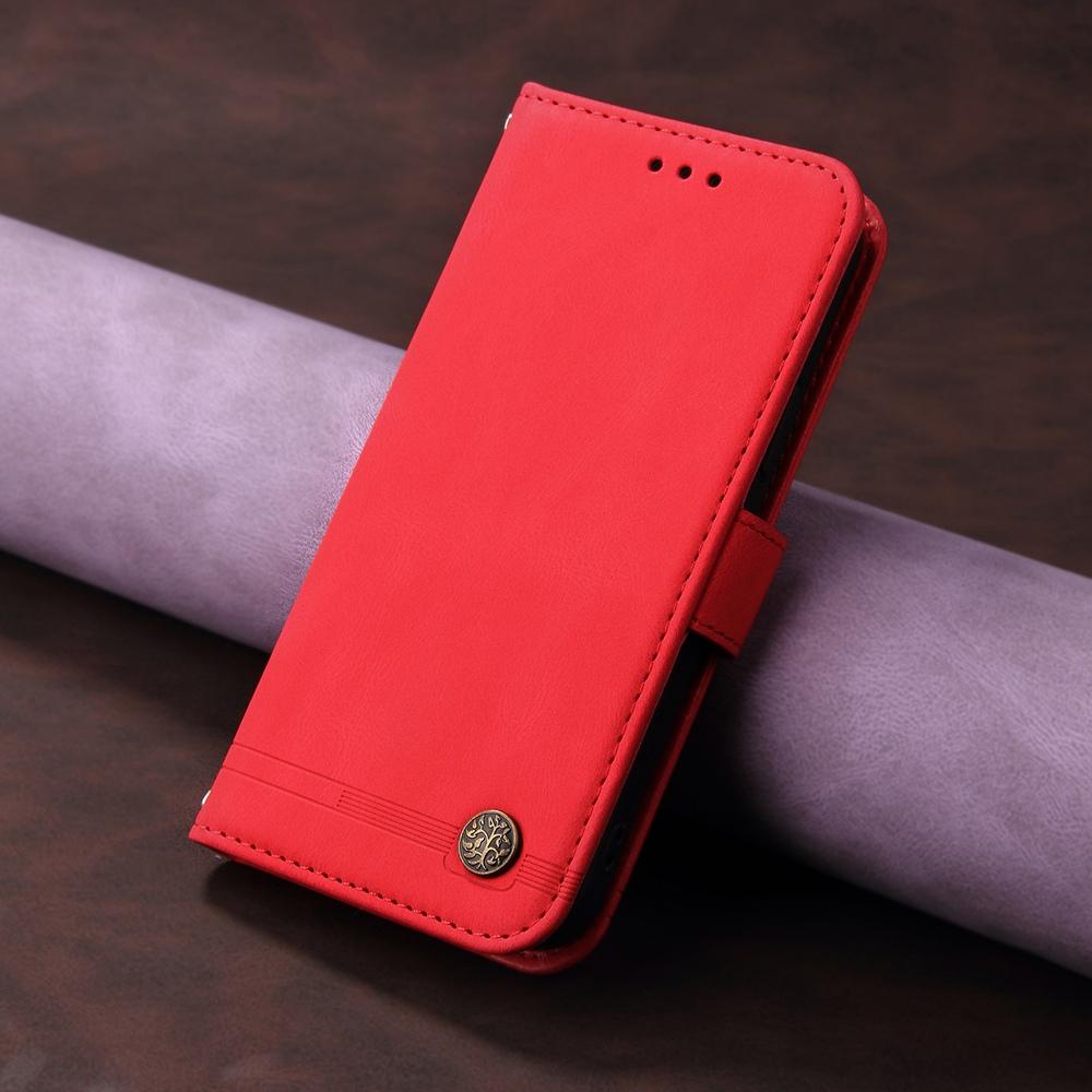 For Huawei nova 16 Skin Feel Life Tree Metal Button Leather Phone Case(Red)