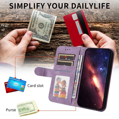 For Huawei nova 16 Skin Feel Life Tree Metal Button Leather Phone Case(Purple)