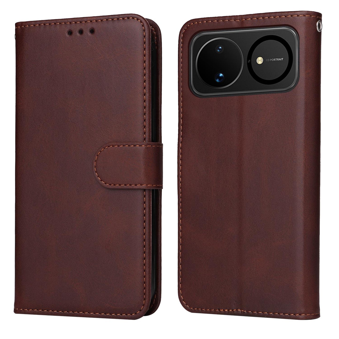For Huawei nova 16 Classic Calf Texture Flip Leather Phone Case(Brown)