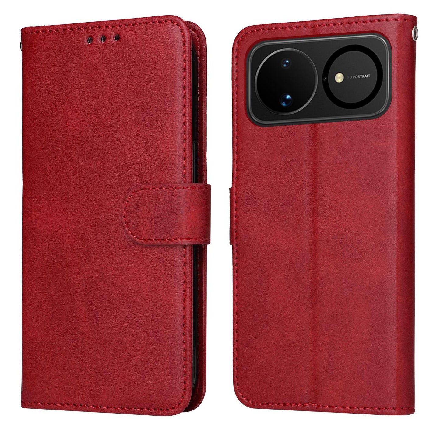 For Huawei nova 16 Classic Calf Texture Flip Leather Phone Case(Red)