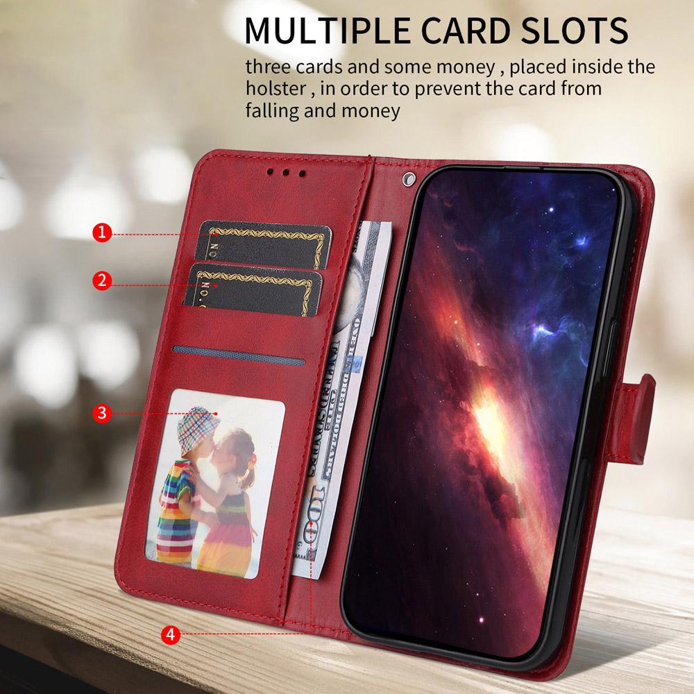 For Huawei nova 16 Classic Calf Texture Flip Leather Phone Case(Red)