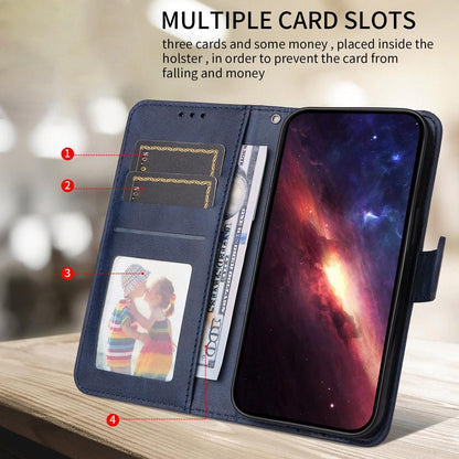 For Huawei nova 16 Classic Calf Texture Flip Leather Phone Case(Blue)
