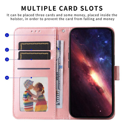 For Huawei nova 16 Embossed Sunflower Leather Phone Case(Rose Gold)