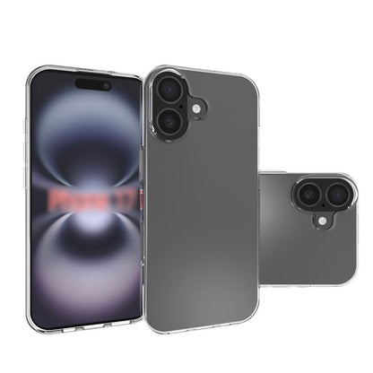 For iPhone 18 Waterproof Texture TPU Phone Case - Transparent - EDA004602416A