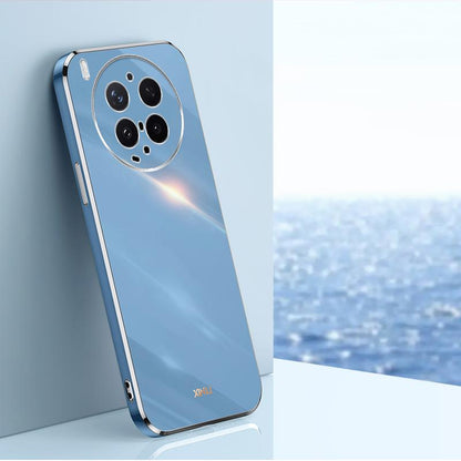 For vivo X300 Ultra XINLI Straight Edge 6D Electroplate TPU Phone Case - Celestial Blue - EDA004606725C