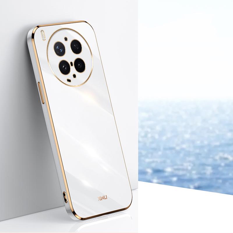 For vivo X300 Ultra XINLI Straight Edge 6D Electroplate TPU Phone Case - White - EDA004606725E