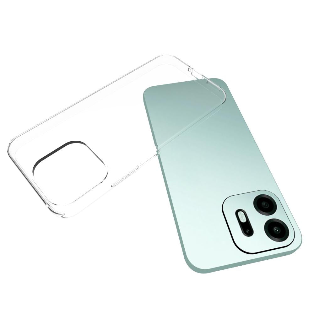For OnePlus N6 5G Waterproof Texture TPU Phone Case - Transparent - EDA004610515A
