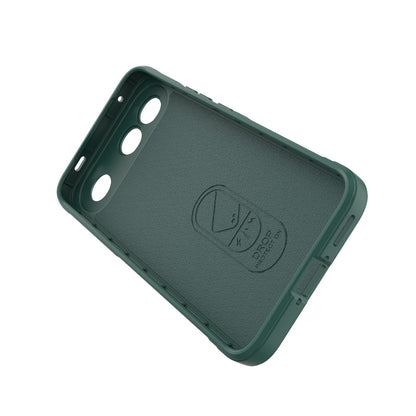 For vivo S2 5G Global Magic Shield TPU + Flannel Phone Case - Light Blue - EDA004636956F