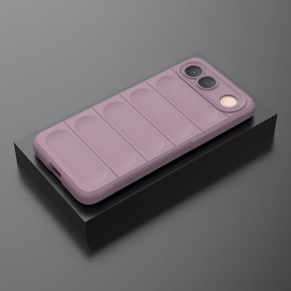 For vivo S2 5G Global Magic Shield TPU + Flannel Phone Case - Purple - EDA004636956H