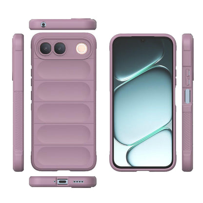 For vivo S2 5G Global Magic Shield TPU + Flannel Phone Case - Purple - EDA004636956H